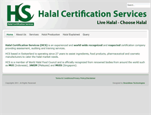 Tablet Screenshot of halalcs.org